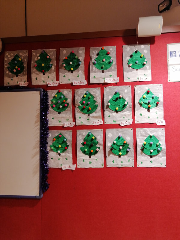 Senior Infants - Christmas trees
